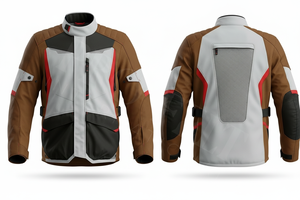 Breathable Durable Protective Motorcycle Apparel Jacket Stylish Riding Gear Corduroy Outdoor Textile Trendy Motorbike Jacket - Product Image 2