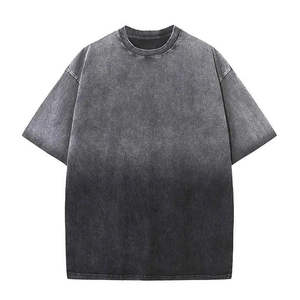 เสื้อยืดลายฟอกสีแบบหนาสองชั้น แขนสั้น - Product Image 3