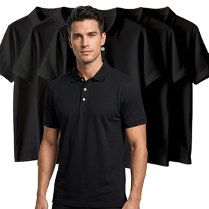 Men's <b>Black</b> for Shirt Short Sleeve 100% Cotton Jersey Breathable Casual Regular Fit Solid Color Digital Printing Knitted Fabric - Product Image 4