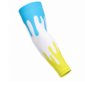 Mangas de compresión deportivas personalizadas para fitness, entrenamiento, correr, ciclismo, baloncesto, absorción de humedad, elásticas. - Product Image 5