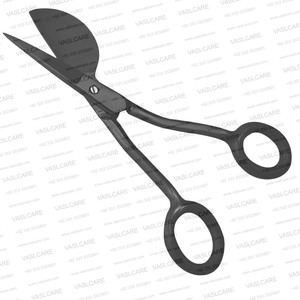 Tijeras Quirúrgicas Duckbill de 6 Pulgadas, Acero Inoxidable, Tijeras de Disección Médica, Tijeras de Operación con Recubrimiento Negro, Tijeras para Apliques - Product Image 6