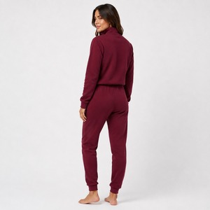Conjunto Deportivo de Felpa para Mujer de Primera Calidad, Sudadera con Capucha y Pantalones de Tela Suave y Cálida, Ajuste Cómodo, Ropa Casual - Product Image 5