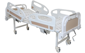 เตียงผู้ป่วยแบบกลไก LABYCARE Fowler โครงเหล็กสแตนเลส แผง ABS ราวกั้นพับได้ รับประกัน 2 ปี คุณภาพพรีเมียมสำหรับการดูแลสุขภาพ - Product Image 3
