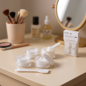 Tarros Cosméticos Ilan con Espátula 5g 4 Piezas para Almacenamiento de Maquillaje - Product Image 2