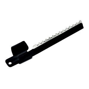 Professional Manual Finger <b>Ring</b> Razor <b>Thinning</b> Razor with Finger <b>Ring</b> Grip Black Handle for Barber Hair Cutting Close Shaving - Product Image 2
