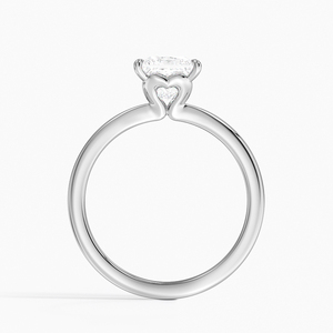 Bague BOJ 0102 en argent 925, taille princesse, avec halo de pierres, sertissage à griffes, solitaire, diamant 2 carats, couleur D, VVS1, moissanite certifiée GRA - Product Image 3