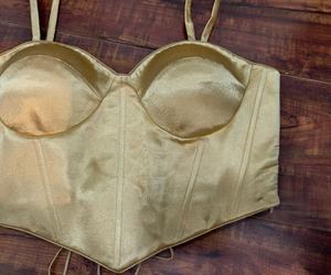 Chemisier de mariage style corset en satin tissé argenté avec bonnets rembourrés pour le printemps/été et l'hiver - Product Image 3