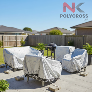 Bâche de protection extérieure durable et transparente pour maison, toiture et pelouse, en plastique - Product Image 4