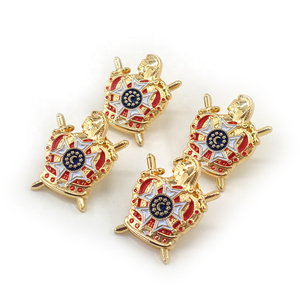 Custom Knights Templar Masonic Lapel <b>Pin</b> Gold Plated Soft Enamel Metal <b>Badge</b> Freemason <b>Pin</b> OEM Manufacturer - Product Image 6