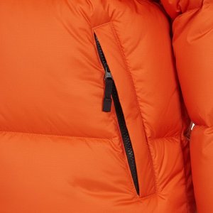 New <b>Top</b> Selling Custom Design Men's High Quality Orange With Black Down Puffer Jackets Breathable Hooded <b>Bubble</b> Jackets Outwears - Product Image 6