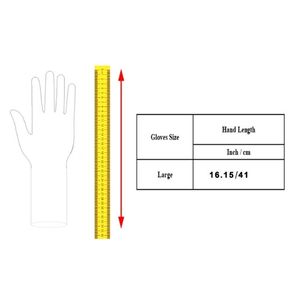 ถุงมือหนังวัวสีแดงแบบแยกส่วน ทนความร้อน บุอะลูมิเนียม 500 องศาเซลเซียส แบบมีปีกนิ้วโป้ง สำหรับงานเชื่อมและงานอุตสาหกรรม - Product Image 2