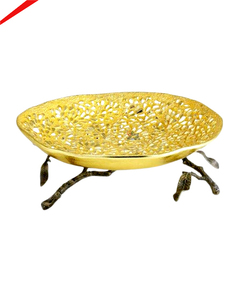 <b>Kitchen</b> Ware Serving Bowls Rice Bowls Serving Platers Fruit Dish and Bowls in Silver & Gold - Product Image 2