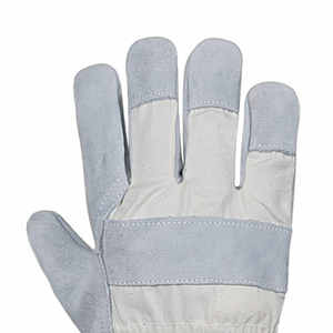 Gants de travail robustes pour la construction en extérieur, gants de sécurité en cuir de qualité supérieure pour le soudage, gants de travail canadiens en promotion - Product Image 5