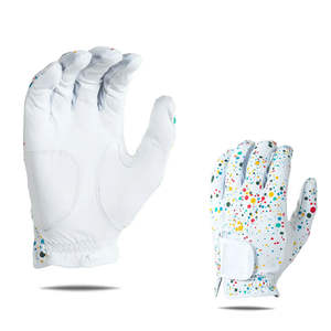 Gants de golf respirants en cuir véritable, doux et confortables, à doigts entiers, antidérapants, personnalisables, légers, avec sangle de poignet réglable, pour le sport - Product Image 6