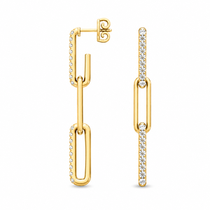ต่างหูเพชรทรงกลมแบบคลาสสิกทรงเรขาคณิต ทอง 10K 14K 18K เงิน 925 935 ของขวัญหมั้น เครื่องประดับชั้นดี - Product Image 3