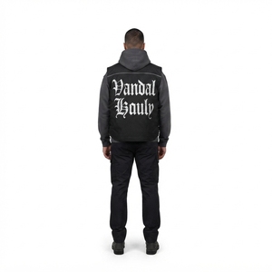 Gilet de moto technique en Cordura 300D, coupe oversize, style streetwear tactique, étiquette personnalisée OEM - Product Image 2