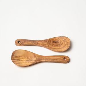 Hand carved wooden spoon <b>for</b> everyday cooking and serving offered to OEM buyers crafted from durable natural wood in Vietnam - Product Image 1