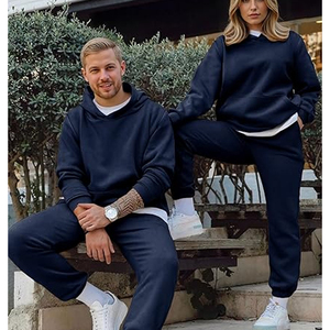 Conjunto Deportivo de Algodón para Hombre, Sudadera con Capucha, Pantalones Jogger, Ropa Deportiva Informal para Uso Diario - Product Image 6