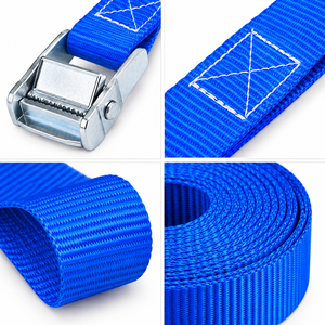 Sangle d'arrimage à boucle à came 38 mm en polyester 450 kg sans crochet pour remorque, transport de marchandises, usage intensif, fourniture d'usine, OEM - Product Image 3