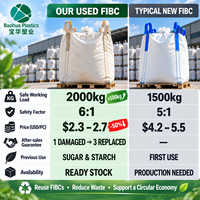 Sac Jumbo FIBC d'occasion robuste de 2000 kg pour ciment, sable, pierre, agrégats – Solution d'emballage industriel