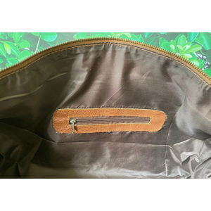 Sac de voyage en cuir de vachette écologique unisexe, style personnalisé, avec fermeture à glissière, capacité 77L+ - Product Image 6