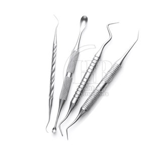 Curetas Quirúrgicas Dentales Manuales Profesionales de Acero Inoxidable, Instrumentos Reutilizables para Tratamiento Oral, Limpieza y Raspado Periodontal - Product Image 3