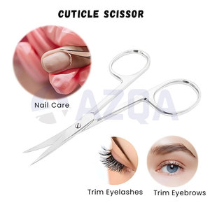 Ciseaux à cuticules professionnels en acier inoxydable pour la coupe des cuticules, la manucure, la pédicure et les soins de beauté - Product Image 4