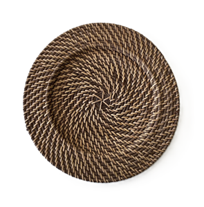 Sous-plats et sets de table en rotin antique tressé à la main, dessous de verre en paille pour table à manger - Product Image 6