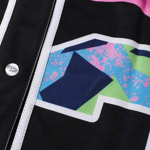 Camiseta de Béisbol para Hombre, Logotipo Personalizado, Transpirable, de Poliéster, Uniforme Deportivo Sublimado para Clubes - Product Image 3