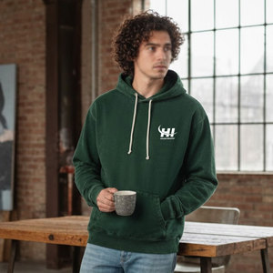 Sudadera con capucha informal de primera calidad con lavado ácido para uso diario, sudadera con capucha de mezcla de algodón suave con lavado ácido, venta al por mayor - Product Image 5