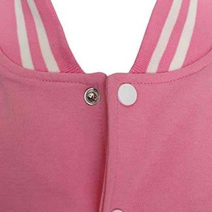 เสื้อแจ็คเก็ตวาร์ซิตี้มีฮู้ด สวมใส่สบาย ระบายอากาศได้ดี สไตล์สตรีทแวร์  รับทำโลโก้ OEM ป้ายปะติดลายการ์ตูน  แบบคอลเลจเบสบอล  สำหรับทุกเพศ - Product Image 3
