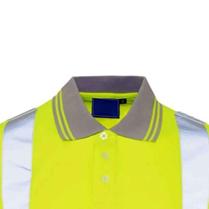 Camiseta Polo de Trabajo de Alta Visibilidad Reflectante, Ropa de Trabajo de Seguridad para Construcción, Industria, Carreteras, Trabajadores al Aire Libre, Tejido Transpirable - Product Image 3