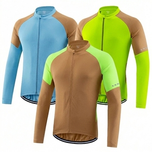 T-shirt de sport pour homme, best-seller, à séchage rapide, maillot de cyclisme pour vélos, hauts de cyclisme à manches longues, légers - Product Image 3