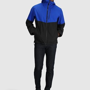 New Design Casual Outdoor <b>Jacket</b> Winter Rain <b>Jacket</b> with Zipper Closure Windproof and <b>Waterproof</b> <b>Thin</b> Windbreaker - Product Image 3