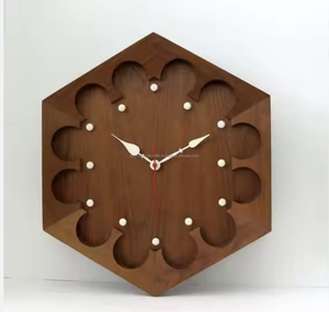 Modern Creative 12 Inch Wooden Luminous Wall <b>Clock</b> for Home Decoration Mdf Luminous - Product Image 3