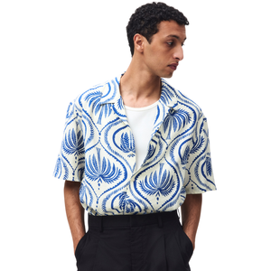 <b>Mens</b> Relaxed Fit Short Sleeve Muslin <b>Shirt</b> Casual Lightweight Breathable Button Up Summer <b>Beach</b> Vacation Everyday Wear - Product Image 1