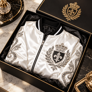 Chaqueta de Satén para Hombre de Alta Calidad, Chaqueta de Satén para Hombre de Larga Duración, Chaqueta de Satén Verde con Botones a Presión, Talla Personalizada - Product Image 3