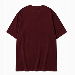 Camiseta de Hombre OEM, Talla Grande, 100% Algodón, Cuello Redondo, Manga Corta, Estilo Casual Urbano, Tejido Jersey Transpirable, Logotipo Estampado en la Parte Delantera - Product Image 3