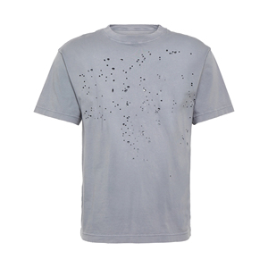 T-shirts pour hommes personnalisés avec logo brodé, effet vieilli, en promotion – Fabrication directe usine - Product Image 6