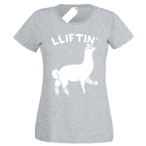 เสื้อยืดออกกำลังกายผู้หญิงทรงหลวมไหล่ตกเล็กน้อย ดีไซน์ใหม่ คุณภาพสูง ผ้าฝ้าย 100% สกรีนลายตามสั่ง สไตล์สตรีทแวร์ - Product Image 4