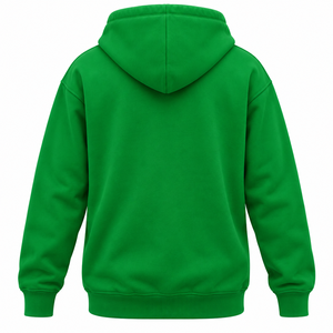 Custom Green Pet Pouch <b>Hoodie</b> with Chihuahua <b>Dog</b> Pocket Design Unisex Pullover Fleece Sweatshirt - Product Image 2