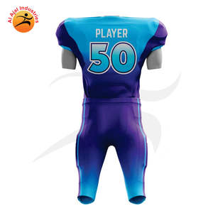 Uniforme de Fútbol Americano Personalizado al por Mayor para Equipos, Sublimado, Transpirable, de Malla Corta, para Práctica, Servicio OEM ODM - Product Image 6