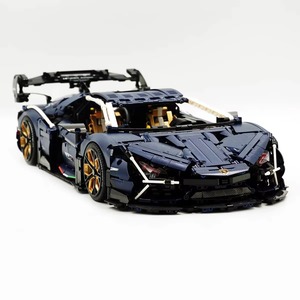 Bloques de Construcción de Superauto Lamborghini a Escala 1:8, Más de 4000 Piezas, Modelo de Auto Technic de 60 CM, Juguete Coleccionable de Alta Calidad, Colección MOC - Product Image 4