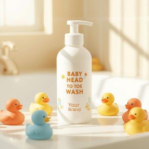 Nuevos Productos: Jabón Líquido para Bebés de Cabeza a Pies, Sin Lágrimas, Nutritivo, Hidratante, Ecológico, Fabricante de Marca Privada - Product Image 2