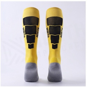 North Approach <b>Knee</b> <b>High</b> <b>Socks</b> Yellow Breathable Soccer <b>Socks</b> for Adults Summer Sport Wear - Product Image 2