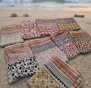 Wholesale Hand Block <b>Print</b> Floral Sarong Silk Border Indian 100% Soft Cotton Beach Wrap Boho Pareo Cover Handmade <b>Extra</b> <b>Large</b> 1 - Product Image 5