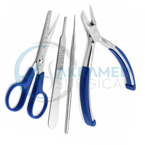 Juego de Podología Susol Premium de 4 Piezas, Instrumentos de Higiene para Pies de Acero Inoxidable, Certificado CE, Kit Quirúrgico Reutilizable - Product Image 5