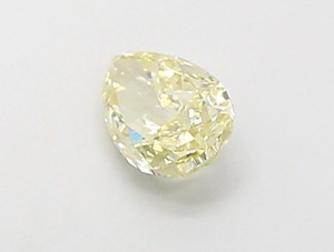 Diamant Jaune Vif Fantaisie Taille Poire 0,38 Carat, Polissage Excellent, Clarté VS1, Pierre Précieuse Brillante Cultivée en Laboratoire, Matériau Scintillant - Product Image 3