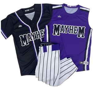 Ensembles d'uniformes de softball Fastpitch personnalisés, sublimés, respirants, anti-UV, à séchage rapide, grandes tailles - Product Image 1