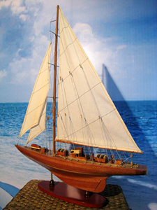 ENDEAVOUR Wooden Handmade Sailing <b>Yachts</b> Model-Home Decoration Gift - Product Image 1
